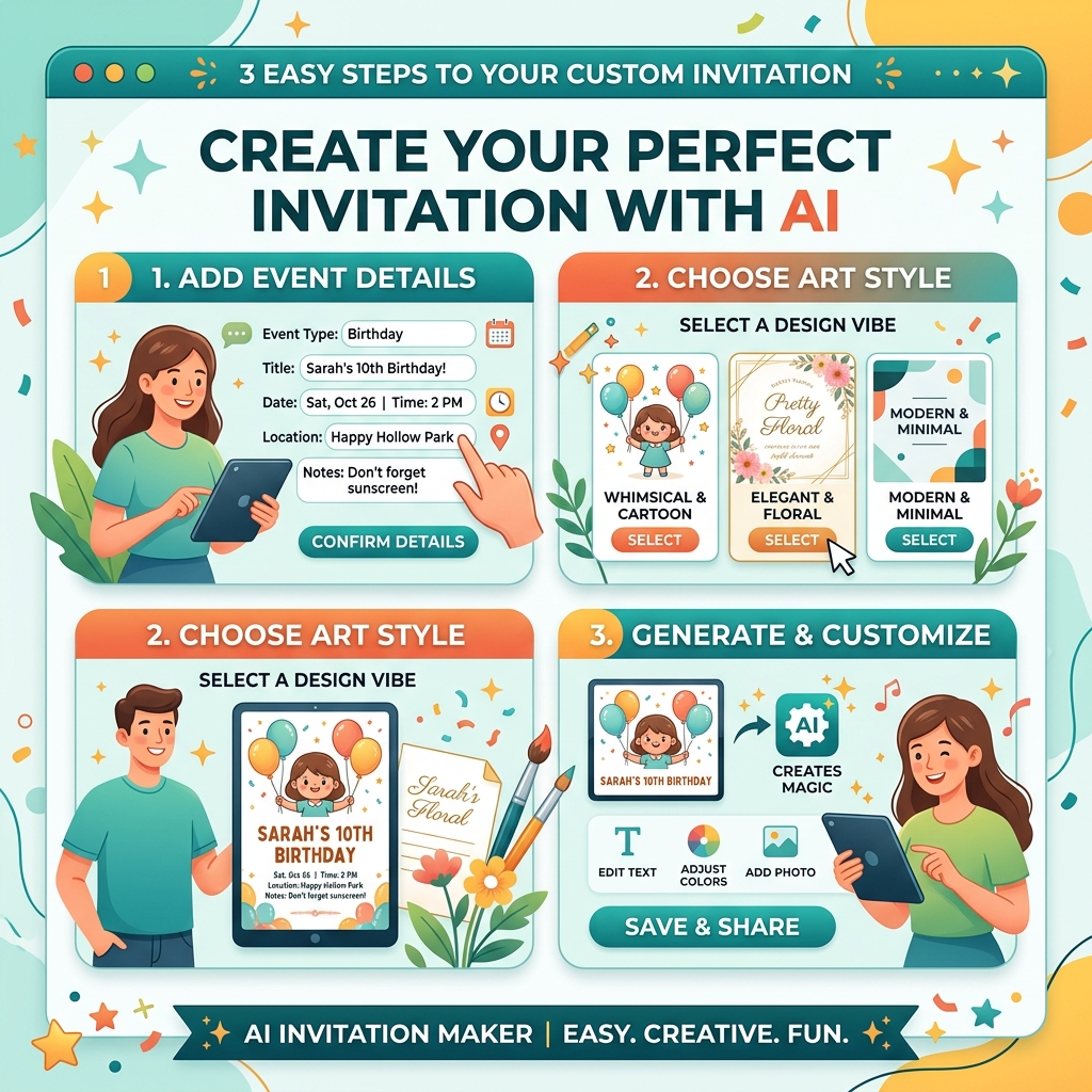 Designing Event Invitations Using AI: A Practical Guide