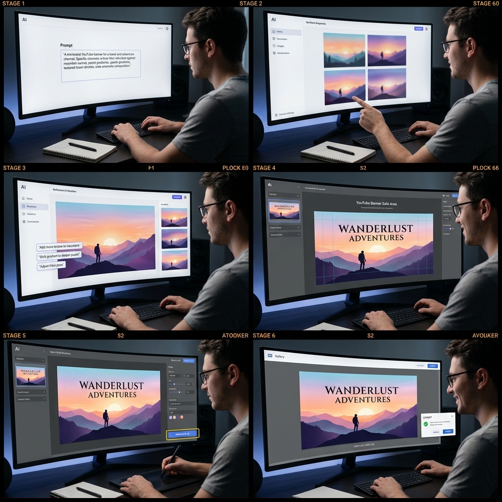 Creating YouTube Channel Art with AI Design Software: A Step-by-Step Guide