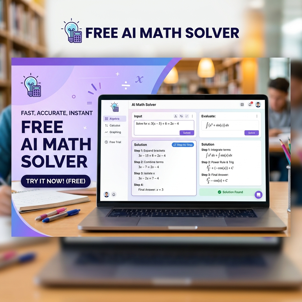 AI Math Solver Interface Demo